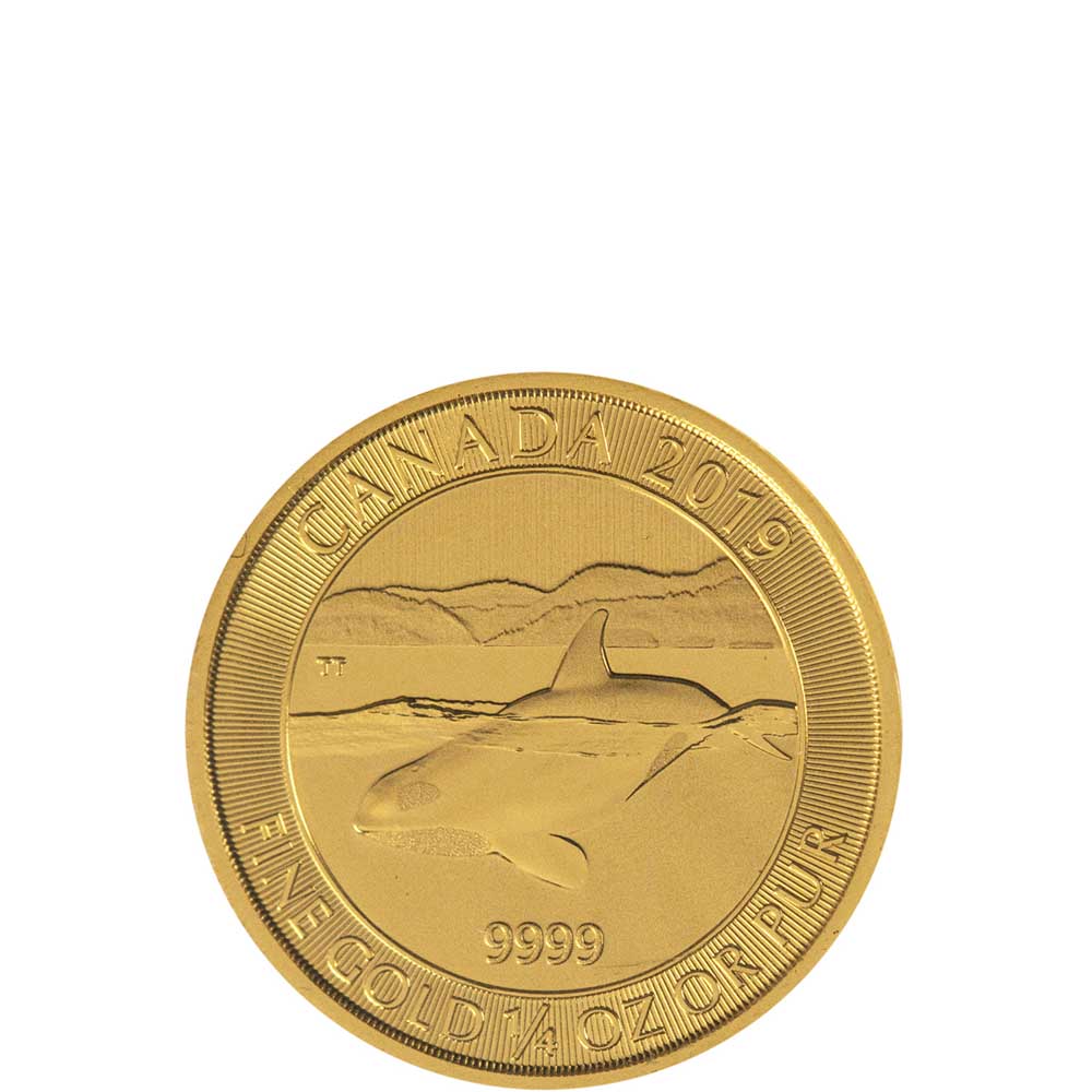 2019 Canadian Orca 1/4 oz Gold Coin - Provident Metals™